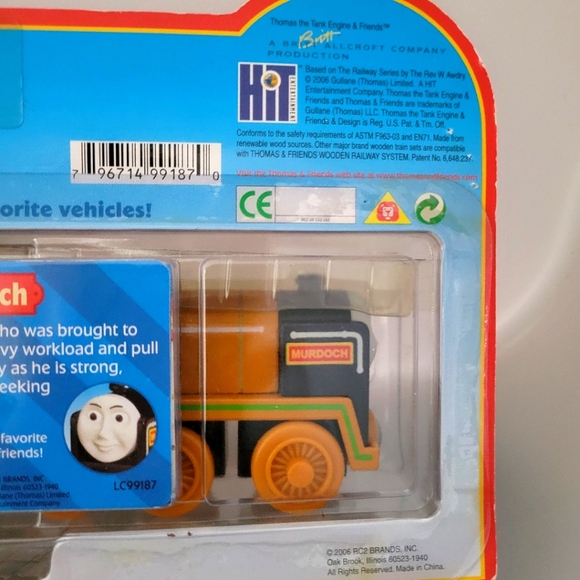 Thomas Wooden Railway Murdoch and Tender Train - 2006 - RARE New in Package - Picture 5 of 6